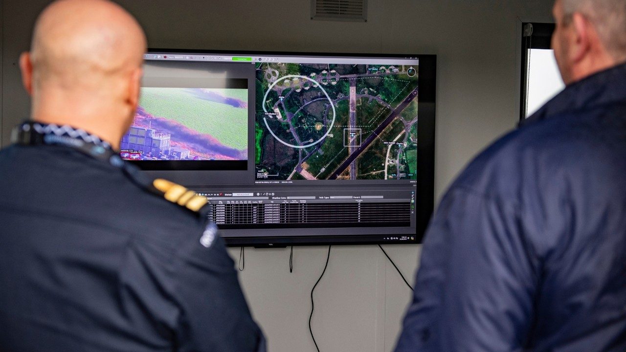 Vigilance being displayed in control room at Predannack National Drone Hub